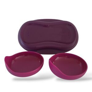 Tupperware Microwave Breakfast Maker Set - Item 10049000722 - Egg Cooker Purple